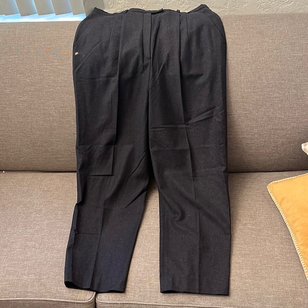 Navy blue suit pants